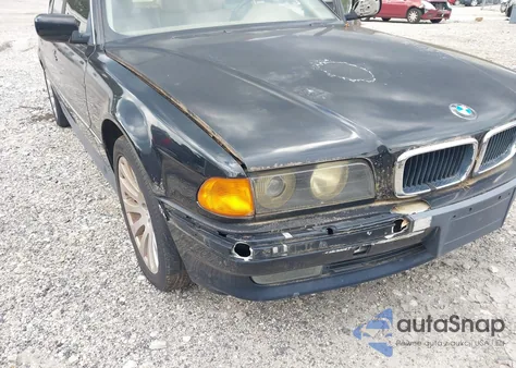 1998 BMW 740Ia из США, поврежденный, VIN WBAGF8321WDL53371